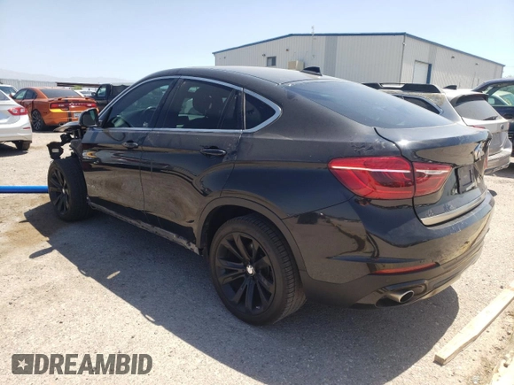 2017 BMW X6 xDrive35i with VIN 5UXKU2C36H0X46915, listed as a Copart auction lot 58133953 with 92,033 mi miles. Bid and sale history available at carsss.com. Image 2.