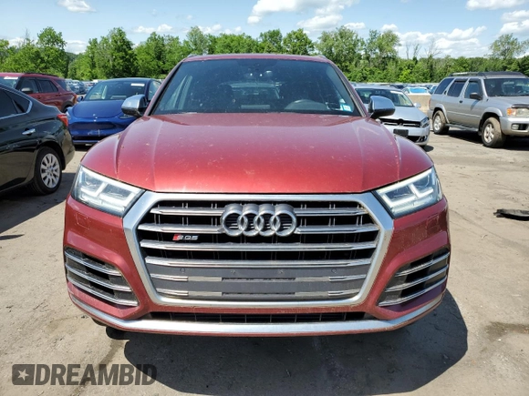 2018 Audi SQ5 Premium Plus with VIN WA1A4AFY5J2102468, listed as a Copart auction lot 56476584 with 60,139 mi miles and Salvage Title. Bid and sale history available at DreamBid. Image 5.