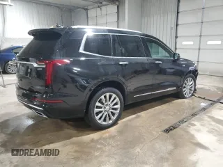2021 Cadillac XT6 Premium Luxury with VIN 1GYKPDRS0MZ204101, listed as a Copart auction lot 45460135 with 20,104 mi miles and Salvage title. Bid and sale history available at DreamBid. Image 3.