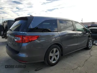 2019 Honda Odyssey EX-L with VIN 5FNRL6H78KB077870, listed as a Copart auction lot 45572505 with 88,417 mi miles and Salvage Title. Bid and sale history available at carsss.com. Image 3.