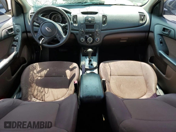 2010 Kia Forte EX with VIN KNAFU4A26A5822258, listed as a Copart auction lot 70169704 with Not Provided miles and Non Repairable. Bid and sale history available at carsss.com. Image 8.