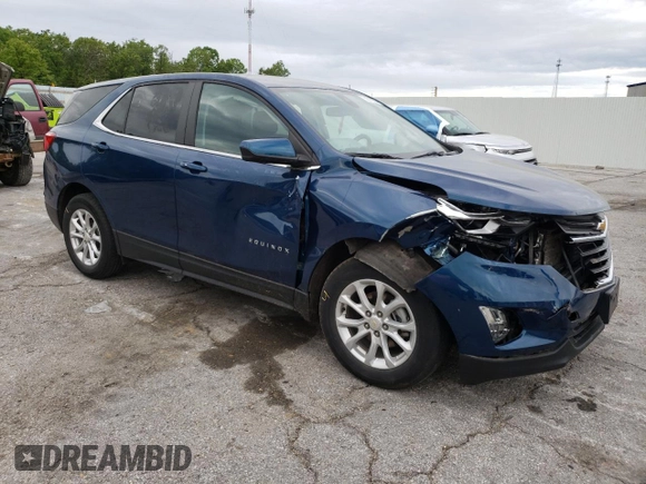 2021 Chevrolet Equinox LT with VIN 3GNAXKEV9ML343373, listed as a Copart auction lot 56510835 with 66,611 mi miles and Salvage title. Bid and sale history available at DreamBid. Image 4.