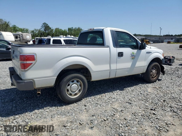 2013 Ford F-150 XL with VIN 1FTMF1CF9DFC58803, listed as a Copart auction lot 52379255 with 76,194 mi miles and Salvage title. Bid and sale history available at DreamBid. Image 3.