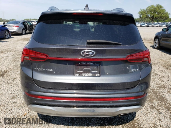 2022 Hyundai Santa Fe Calligraphy with VIN 5NMS54AL0NH381852, listed as a Copart auction lot 53951614 with 36,304 mi miles and Salvage Title. Bid and sale history available at carsss.com. Image 6.