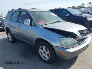 2002 Lexus RX 300 with VIN JTJGF10U620121900, listed as a IAAI auction lot 41616404 with 157,941 mi miles. Bid and sale history available at carsss.com. Image 1.