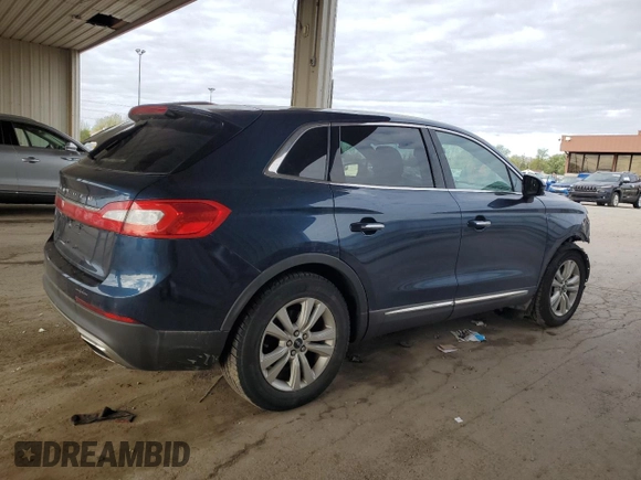 2017 Lincoln MKX Premiere with VIN 2LMPJ6JR5HBL21862, listed as a Copart auction lot 54555785 with 111,055 mi miles and Salvage title. Bid and sale history available at DreamBid. Image 3.