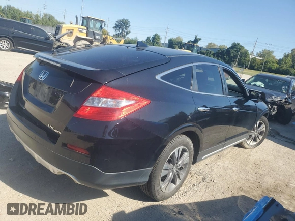 2013 Honda Crosstour EX-L with VIN 5J6TF2H51DL005049, listed as a Copart auction lot 74529664 with 125,966 mi miles and Salvage Title. Bid and sale history available at carsss.com. Image 3.