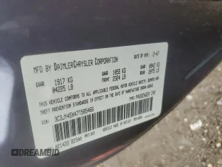 2007 Chrysler PT Cruiser with VIN 3C3JY45X47T585466, listed as a Copart auction lot 72922814 with 95,622 mi miles and Clean Title. Bid and sale history available at carsss.com. Image 12.