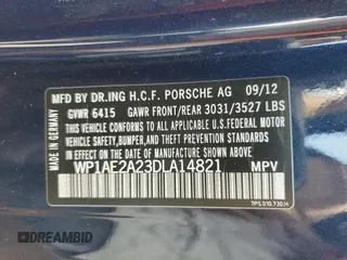 2013 Porsche Cayenne S Hybrid z VIN WP1AE2A23DLA14821, wystawiony jako Copart lot #59162355 z przebiegiem 201 251 mil mil oraz Szkoda całkowita • Salvage title. Historia ofert i sprzedaży dostępna na DreamBid. Obrazek 14.