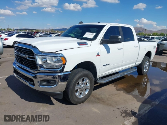 2021 Ram 2500 Big Horn with VIN 3C6UR5DL1MG676863, listed as a IAAI auction lot 42386260 with 105,328 mi miles and . Bid and sale history available at DreamBid. Image 18.