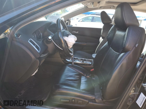2016 Acura TLX V6 Advance with VIN 19UUB3F79GA000215, listed as a Copart auction lot 73497514 with 120,774 mi miles and Salvage Title. Bid and sale history available at carsss.com. Image 7.