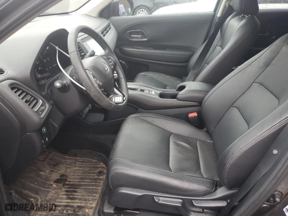 2022 Honda HR-V EX-L with VIN 3CZRU6H76NM750078, listed as a Copart auction lot 48754305 with 21,385 mi miles and Salvage Title. Bid and sale history available at carsss.com. Image 7.
