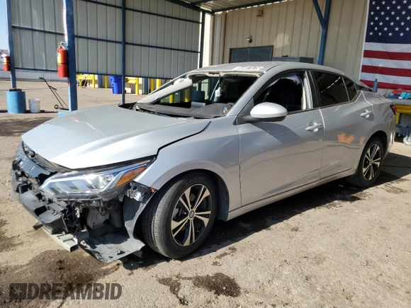 2021 Nissan Sentra SV z VIN 3N1AB8CV0MY248123, wystawiony jako Copart lot #56487875 z przebiegiem 71 567 mil mil oraz Czysty tytuł • Clean title. Historia ofert i sprzedaży dostępna na DreamBid. Obrazek 1.