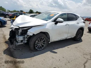 2024 Lexus NX 250 with VIN 2T2ADCAZ0RC007200, listed as a Copart auction lot 63154235 with 38,329 mi miles and Salvage title. Bid and sale history available at DreamBid. Image 1.
