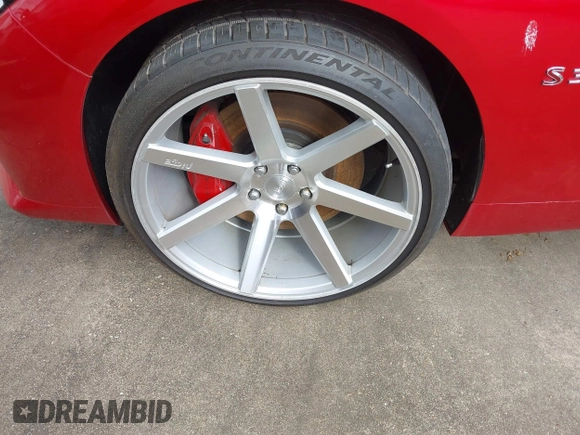 2017 Infiniti Q50 Red Sport 400 with VIN JN1FV7AR4HM870570, listed as a IAAI auction lot 41510557 with 1 mi miles. Bid and sale history available at carsss.com. Image 19.