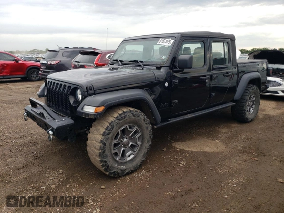 2021 Jeep Gladiator Sport S z VIN 1C6HJTAG3ML565108, wystawiony jako Copart lot #61651975 z przebiegiem 58 531 mil mil oraz Czysty tytuł • Clean title. Historia ofert i sprzedaży dostępna na DreamBid. Obrazek 1.