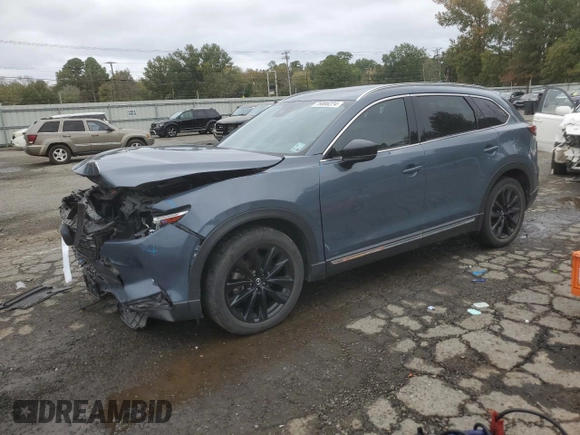 2022 Mazda CX-9 Grand Touring with VIN JM3TCBDY1N0611265, listed as a Copart auction lot 75886224 with 58,355 mi miles and Salvage Title. Bid and sale history available at carsss.com. Image 1.