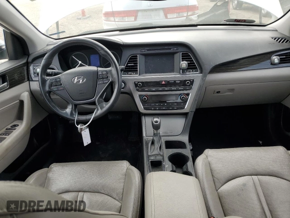 2017 Hyundai Sonata Sport with VIN 5NPE34AF2HH592961, listed as a Copart auction lot 77575494 with 77,318 mi miles and Salvage Title. Bid and sale history available at DreamBid. Image 8.