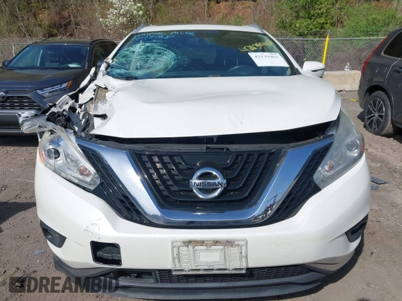 2016 Nissan Murano S z VIN 5N1AZ2MH9GN142510, wystawiony jako IAAI lot #42139461 z przebiegiem 116 559 mil mil oraz . Historia ofert i sprzedaży dostępna na DreamBid. Obrazek 12.