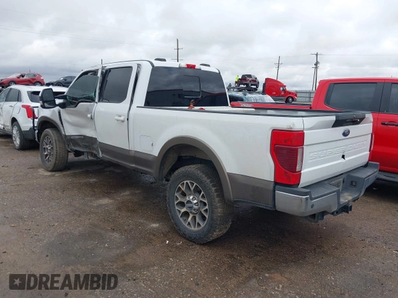 2020 Ford F-250 XL with VIN 1FT7W2BT2LEC28122, listed as a IAAI auction lot 42188054 with 105,973 mi miles and . Bid and sale history available at DreamBid. Image 3.