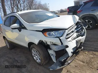 2021 Ford EcoSport SE z VIN MAJ6S3GL8MC396971, wystawiony jako IAAI lot #41779827 z przebiegiem 25 779 mil mil oraz . Historia ofert i sprzedaży dostępna na DreamBid. Obrazek 1.