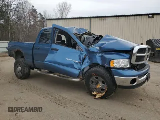 2005 Dodge 2500 SLT z VIN 3D7KS28C95G836976, wystawiony jako Copart lot #47274175 z przebiegiem 215 748 mil mil oraz Szkoda całkowita • Salvage title. Historia ofert i sprzedaży dostępna na DreamBid. Obrazek 4.