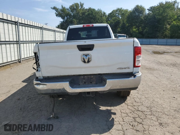 2023 Ram 2500 Tradesman with VIN 3C6UR5HJ8PG610307, listed as a Copart auction lot 68099834 with 0 mi miles and Salvage Title. Bid and sale history available at carsss.com. Image 6.