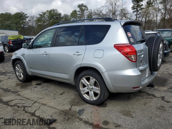 2007 Toyota RAV4 Sport with VIN JTMZD32V975060331, listed as a Copart auction lot 47826525 with 121,392 mi miles and Salvage Title. Bid and sale history available at carsss.com. Image 2.