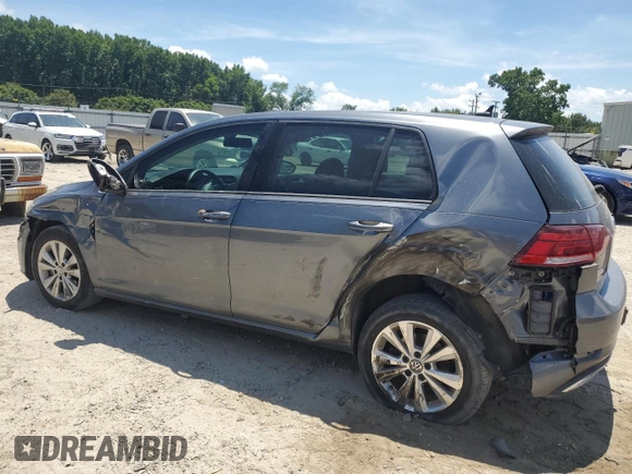 2021 Volkswagen Golf TSI с VIN 3VWG57AU8MM013671, выставлен на аукционе Copart как лот 61661164 с пробегом 37 250 миль миль и Списание • Salvage title. История ставок и продаж доступна на DreamBid. Изображение 2.