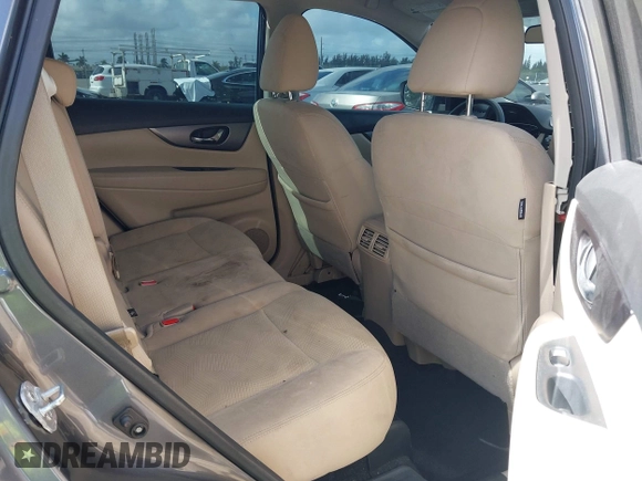 2016 Nissan Rogue SL with VIN 5N1AT2MT6GC836265, listed as a IAAI auction lot 41942784 with 58,923 mi miles. Bid and sale history available at carsss.com. Image 8.