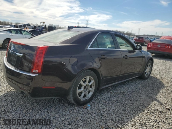 2010 Cadillac CTS Luxury with VIN 1G6DE5EG2A0131151, listed as a Copart auction lot 49474605 with 185,740 mi miles and Salvage Title. Bid and sale history available at carsss.com. Image 3.