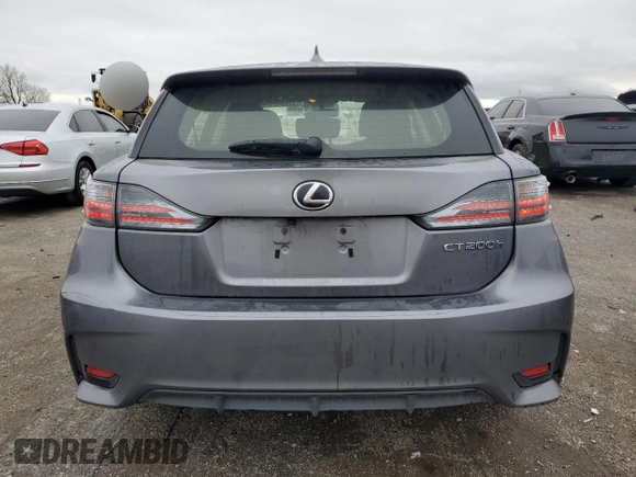 2017 Lexus CT with VIN JTHKD5BH5H2280462, listed as a Copart auction lot 79401114 with 158,496 mi miles and Salvage Title. Bid and sale history available at carsss.com. Image 6.
