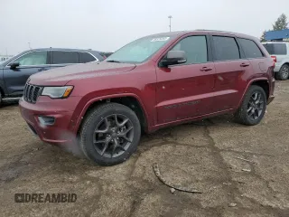 2021 Jeep Grand Cherokee Limited X with VIN 1C4RJFBG5MC801352, listed as a Copart auction lot 48325285 with 34,435 mi miles and Clean title. Bid and sale history available at DreamBid. Image 1.