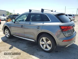 2018 Audi Q5 Premium Plus with VIN WA1BNAFYXJ2056895, listed as a Copart auction lot 52614905 with 87,456 mi miles and Salvage title. Bid and sale history available at DreamBid. Image 2.