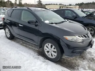 2012 Nissan Murano LE with VIN JN8AZ1MWXCW202607, listed as a Copart auction lot 43558685 with 143,880 mi miles and Salvage Title. Bid and sale history available at carsss.com. Image 4.
