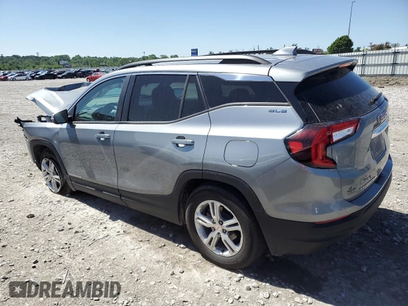 2024 GMC Terrain SLE z VIN 3GKALMEG9RL318986, wystawiony jako Copart lot #57306185 z przebiegiem 24 694 mil mil oraz Szkoda całkowita • Salvage title. Historia ofert i sprzedaży dostępna na DreamBid. Obrazek 2.