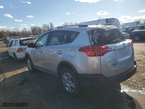 2013 Toyota RAV4 LE with VIN 2T3ZFREV2DW022033, listed as a Copart auction lot 46249175 with 103,836 mi miles and Salvage Title. Bid and sale history available at carsss.com. Image 2.