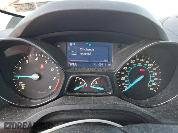 2013 Ford Escape SE with VIN 1FMCU0G97DUC07677, listed as a Copart auction lot 60247335 with 51,141 mi miles and Salvage title. Bid and sale history available at DreamBid. Image 9.
