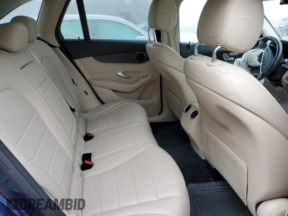 2019 Mercedes-Benz GLC with VIN WDC0G4KB8KF666552, listed as a Copart auction lot 65876002 with 0 mi miles. Bid and sale history available at carsss.com. Image 6.
