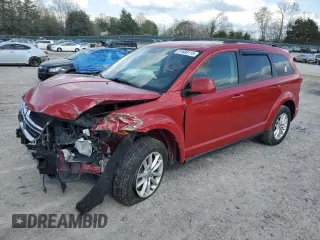 2016 Dodge Journey SXT with VIN 3C4PDCBG2GT148789, listed as a Copart auction lot 51600115 with 217,900 mi miles and Salvage Title. Bid and sale history available at carsss.com. Image 1.