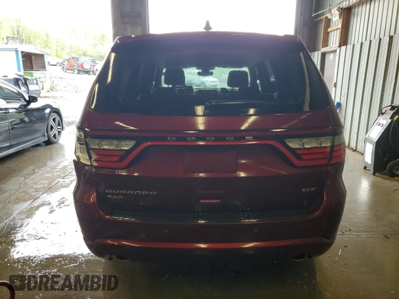 2017 Dodge Durango GT with VIN 1C4RDJDG5HC917700, listed as a Copart auction lot 54650215 with 124,483 mi miles and Salvage title. Bid and sale history available at DreamBid. Image 6.