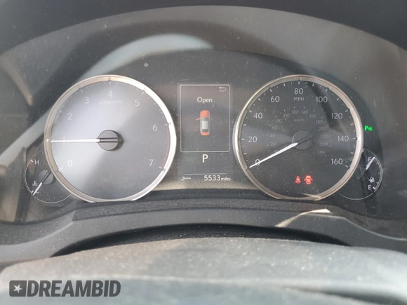 2019 Lexus IS 300 with VIN JTHBA1D2XK5089832, listed as a Copart auction lot 59047405 with 5,533 mi miles and Salvage title. Bid and sale history available at DreamBid. Image 9.