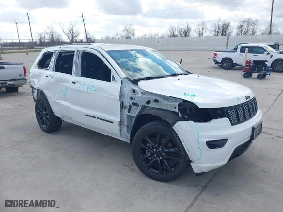 2021 Jeep Grand Cherokee Laredo X with VIN 1C4RJEAG9MC713822, listed as a IAAI auction lot 41527043 with 45,143 mi miles. Bid and sale history available at carsss.com. Image 6.