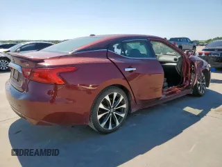2017 Nissan Maxima Platinum with VIN 1N4AA6AP9HC432795, listed as a Copart auction lot 58165715 with 89,459 mi miles and Salvage title. Bid and sale history available at DreamBid. Image 3.