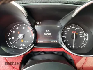 2020 Alfa Romeo Giulia Ti with VIN ZARFANBN2L7636661, listed as a Copart auction lot 69592394 with 53,731 mi miles and Salvage Title. Bid and sale history available at carsss.com. Image 9.