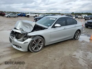 2014 BMW 3 Series 320i with VIN WBA3B1G51ENT00152, listed as a Copart auction lot 43399365 with 128,397 mi miles and Salvage Title. Bid and sale history available at carsss.com. Image 1.
