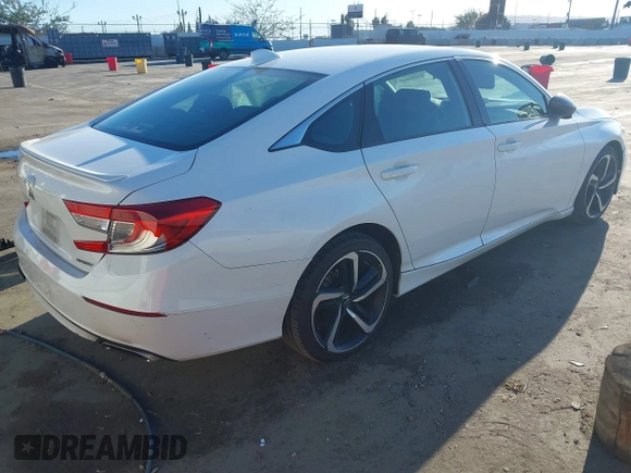 2019 Honda Accord Sport with VIN 1HGCV1F37KA093412, listed as a IAAI auction lot 41755370 with 83,082 mi miles and . Bid and sale history available at DreamBid. Image 4.