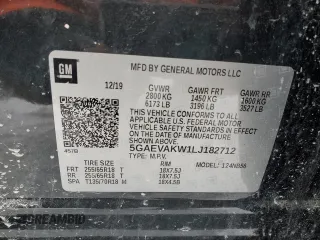 2020 Buick Enclave Essence with VIN 5GAEVAKW1LJ182712, listed as a Copart auction lot 45401395 with 78,005 mi miles and Clean Title. Bid and sale history available at DreamBid. Image 15.