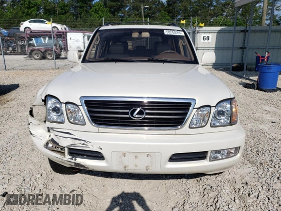 1998 Lexus LX 470 z VIN JT6HT00W3W0021133, wystawiony jako Copart lot #58240065 z przebiegiem 178 185 mil mil oraz Szkoda całkowita • Salvage title. Historia ofert i sprzedaży dostępna na DreamBid. Obrazek 5.