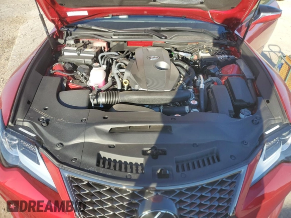 2023 Lexus RC with VIN JTHGA5BC3P5012476, listed as a Copart auction lot 74697224 with 7,522 mi miles and Salvage Title. Bid and sale history available at carsss.com. Image 11.
